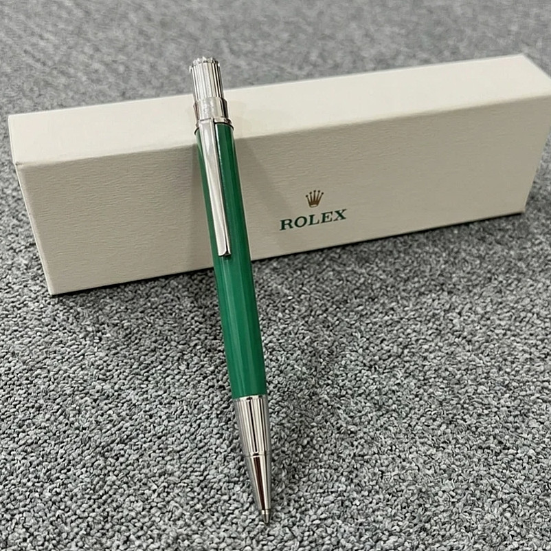 Rolex Submariner Green Ballpoint Pen Oyster Style Writing Pen – Luxury w/ Box