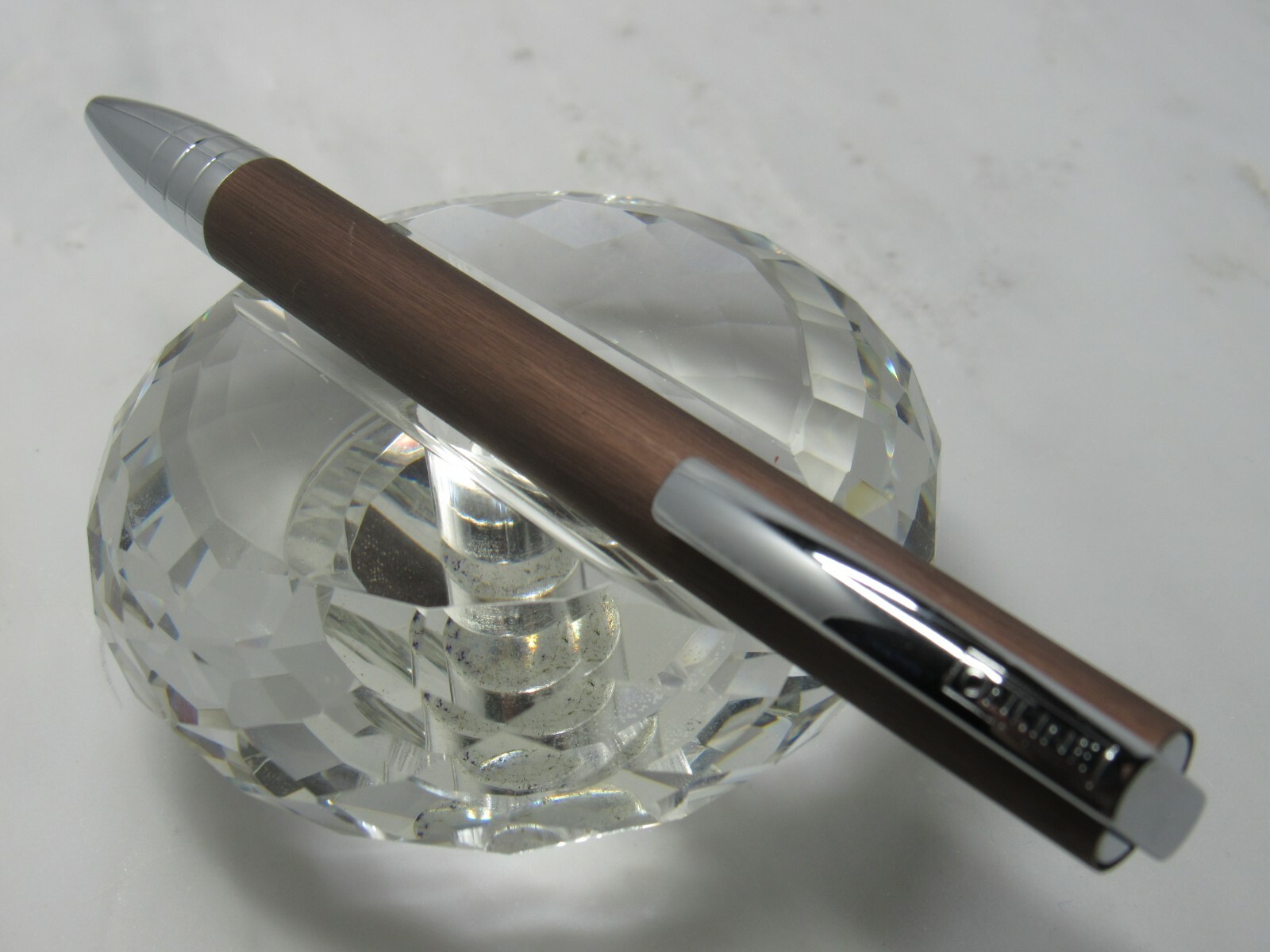 GORGEOUS HIGH QUALITY ONLINE SCHREIBGERATE SATIN BROWN GERMAN VISION BP PEN