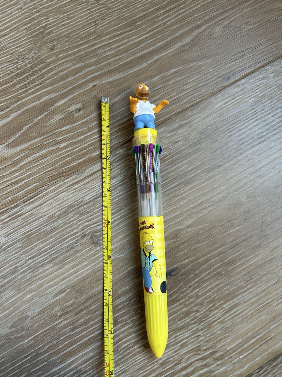 Homer Bart Lisa Simpsons Figurehead Multicolor Ball Point Pen Prototype Rare 3pc