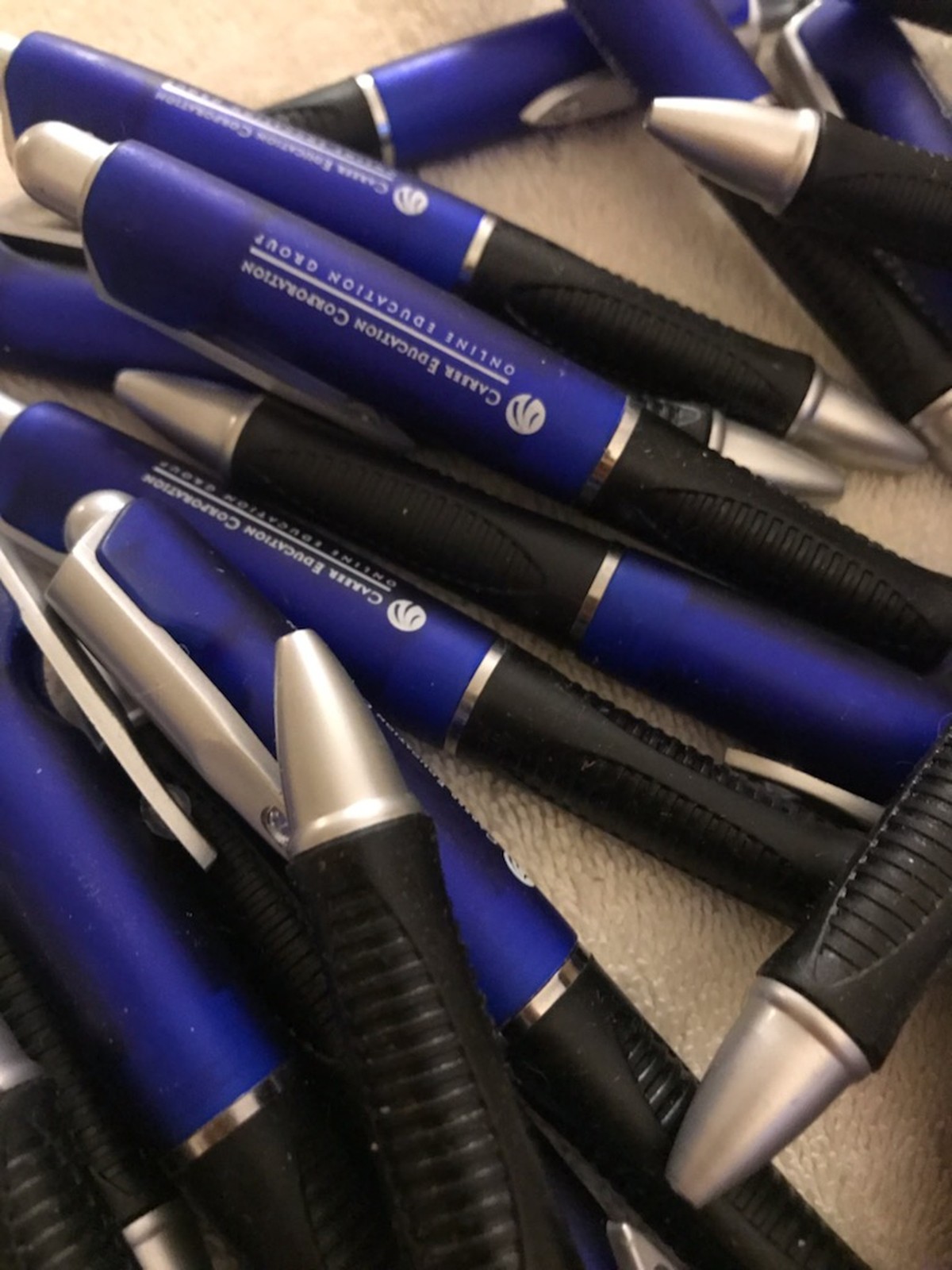 Vintage Lot of 32 Advertising Ballpoint Pens Career Education Corp Online Group