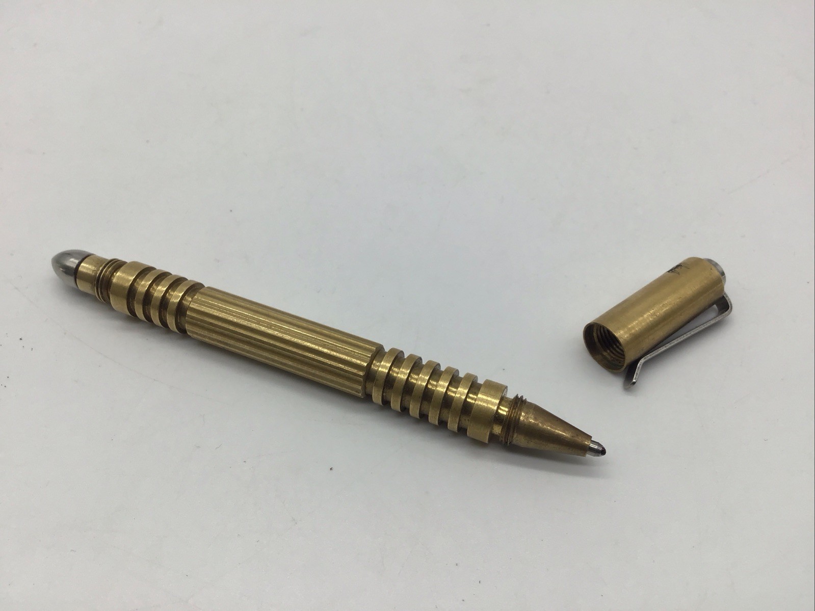 Rick Hinderer Knives Copper Investigator Pen Solid Copper EDC Tactical Pen