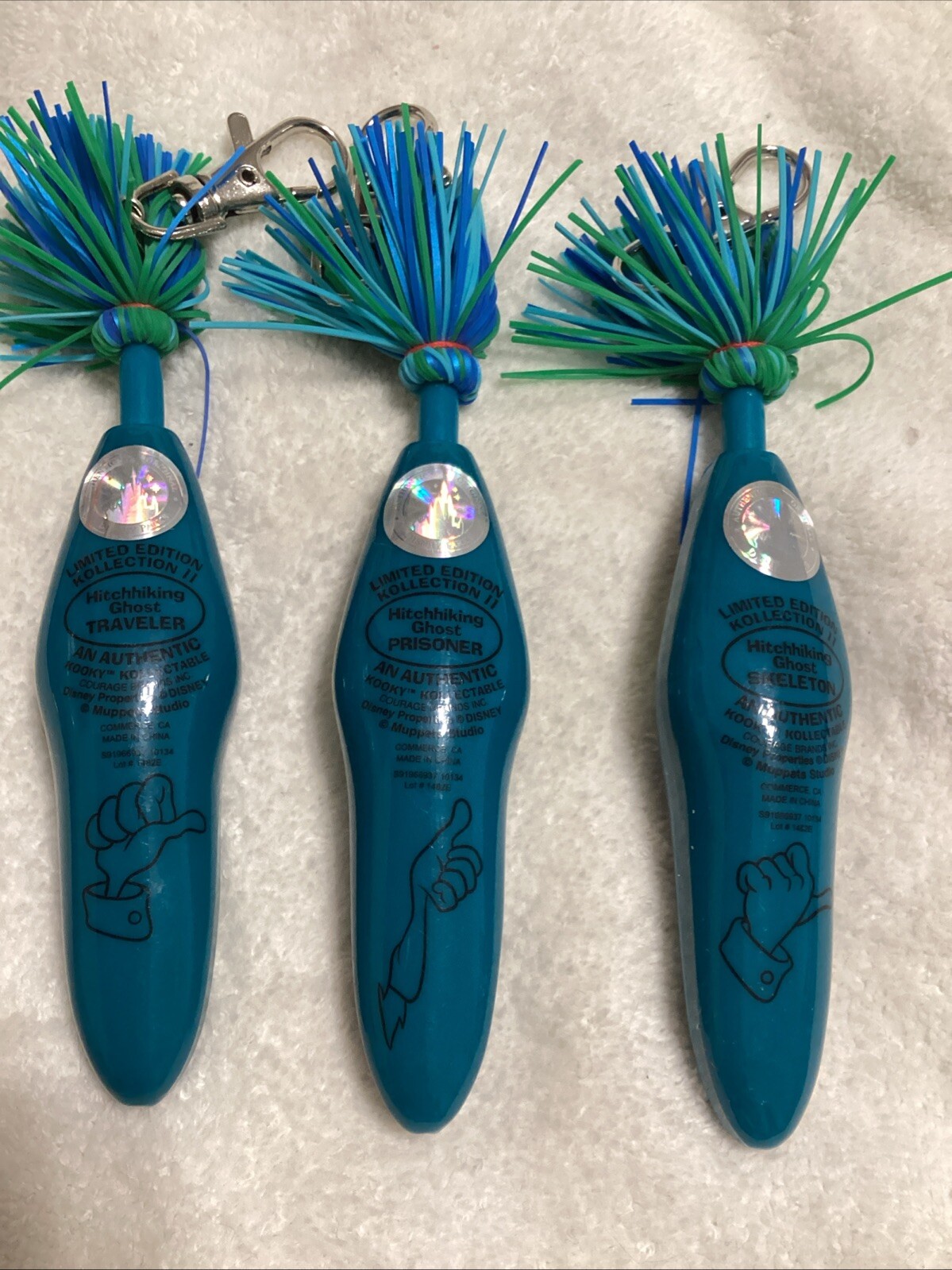 Disney Kooky Kollectable Klickers Pens Haunted Mansion Hitchhiking Ghosts LE