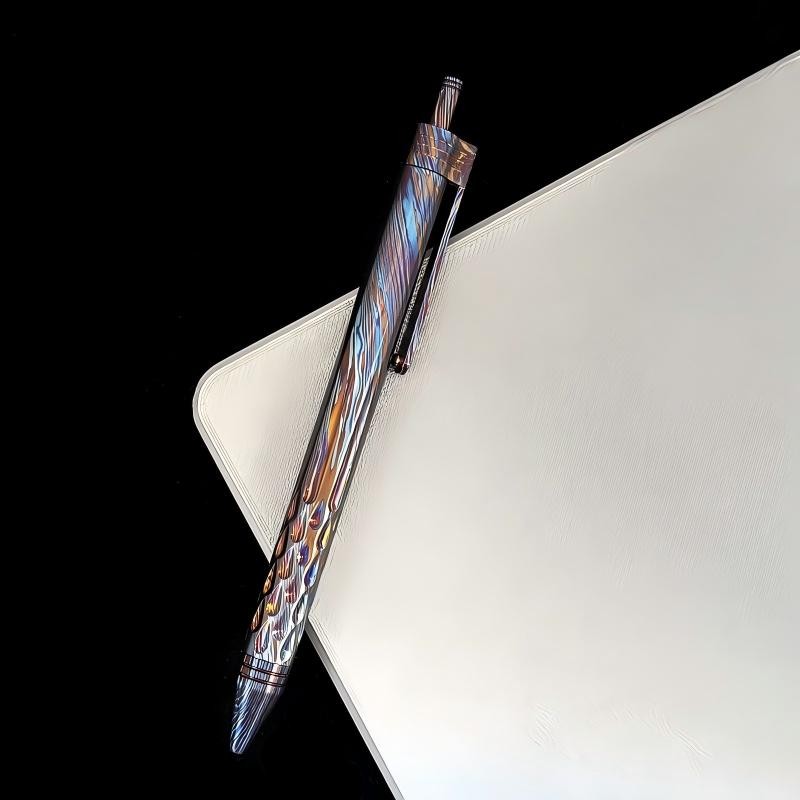 Titanium Ballpoint Pen Signature Writing Pocket Pen Business Office EDC Pen Gift