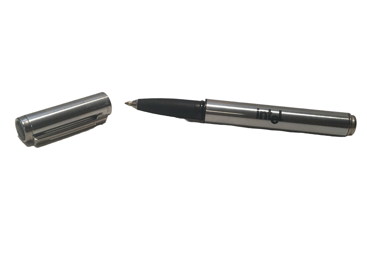 Intel Branded Sheaffer Metal Vintage Ink Pen with Roller Ball Black