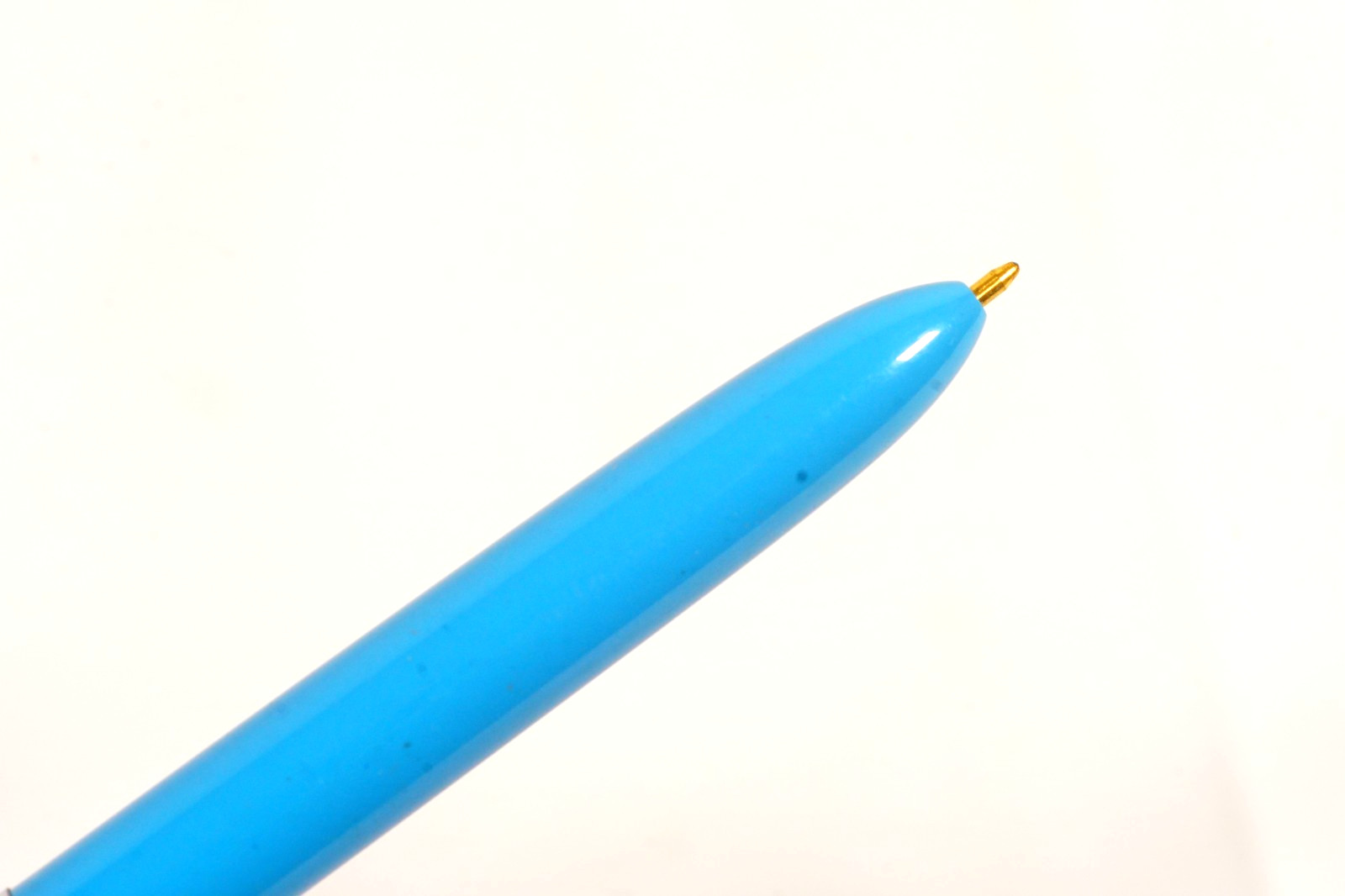 Vintage 4 Color Ballpoint Click Pen Multicolor White & Blue Pen