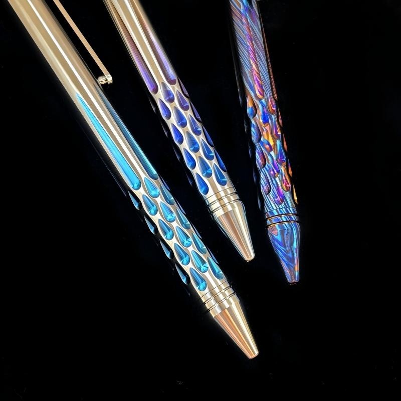 Titanium Ballpoint Pen Signature Writing Pocket Pen Business Office EDC Pen Gift