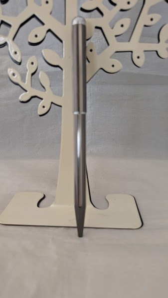 PARKER Jotter Ballpoint Pen Brushed Stainless Steel Chrome Trim Vintage