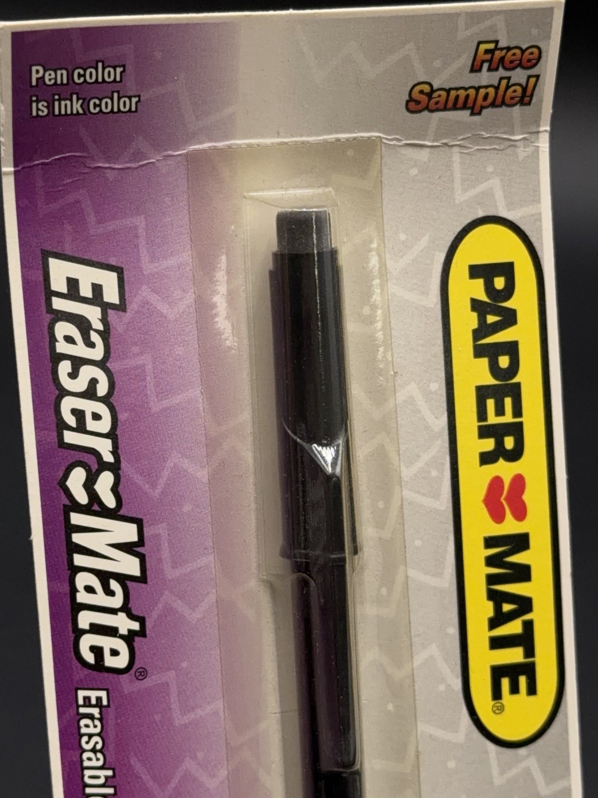 Vintage Eraser Mate Paper Mate Erasable Refillable Pen NOS 1996 Unopened Sealed
