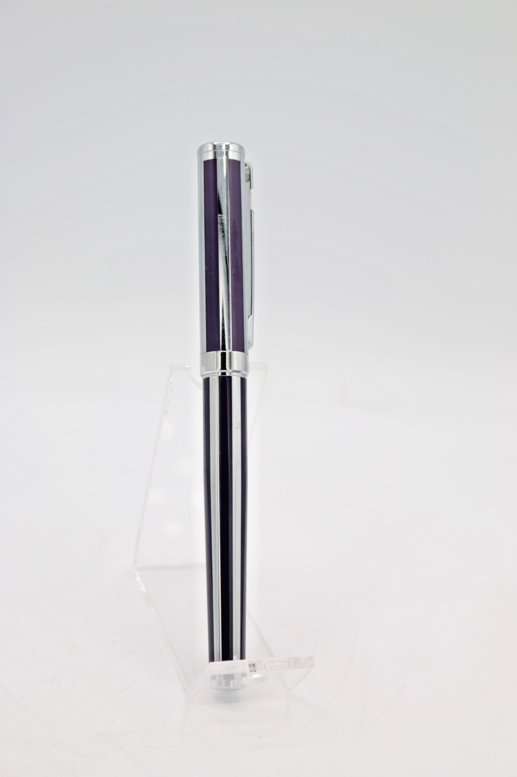 Sheaffer Intensity Purple Rollerball Pen Chrome Trim Violet Lacquer Model 9232-1