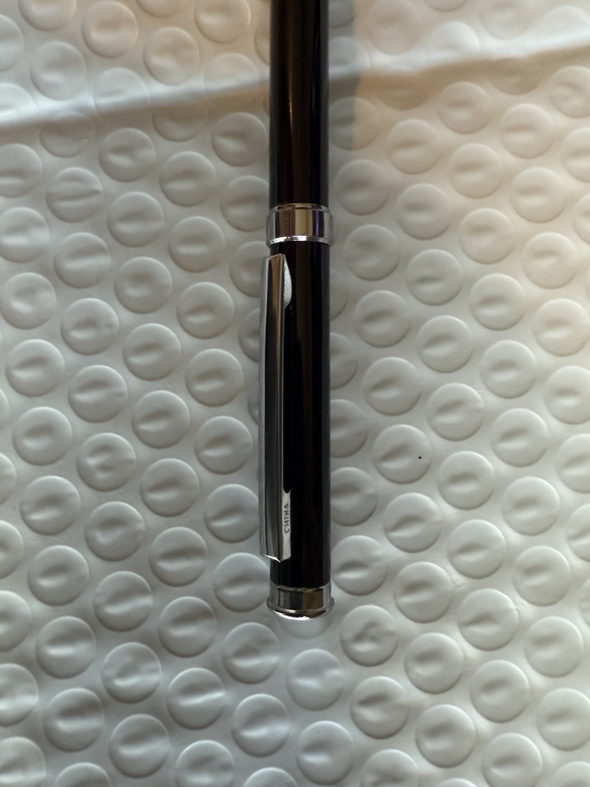 The Ritz Carlton Metal Ball Point Twist Pens Sleek Black Silver – 5 Pack NEW
