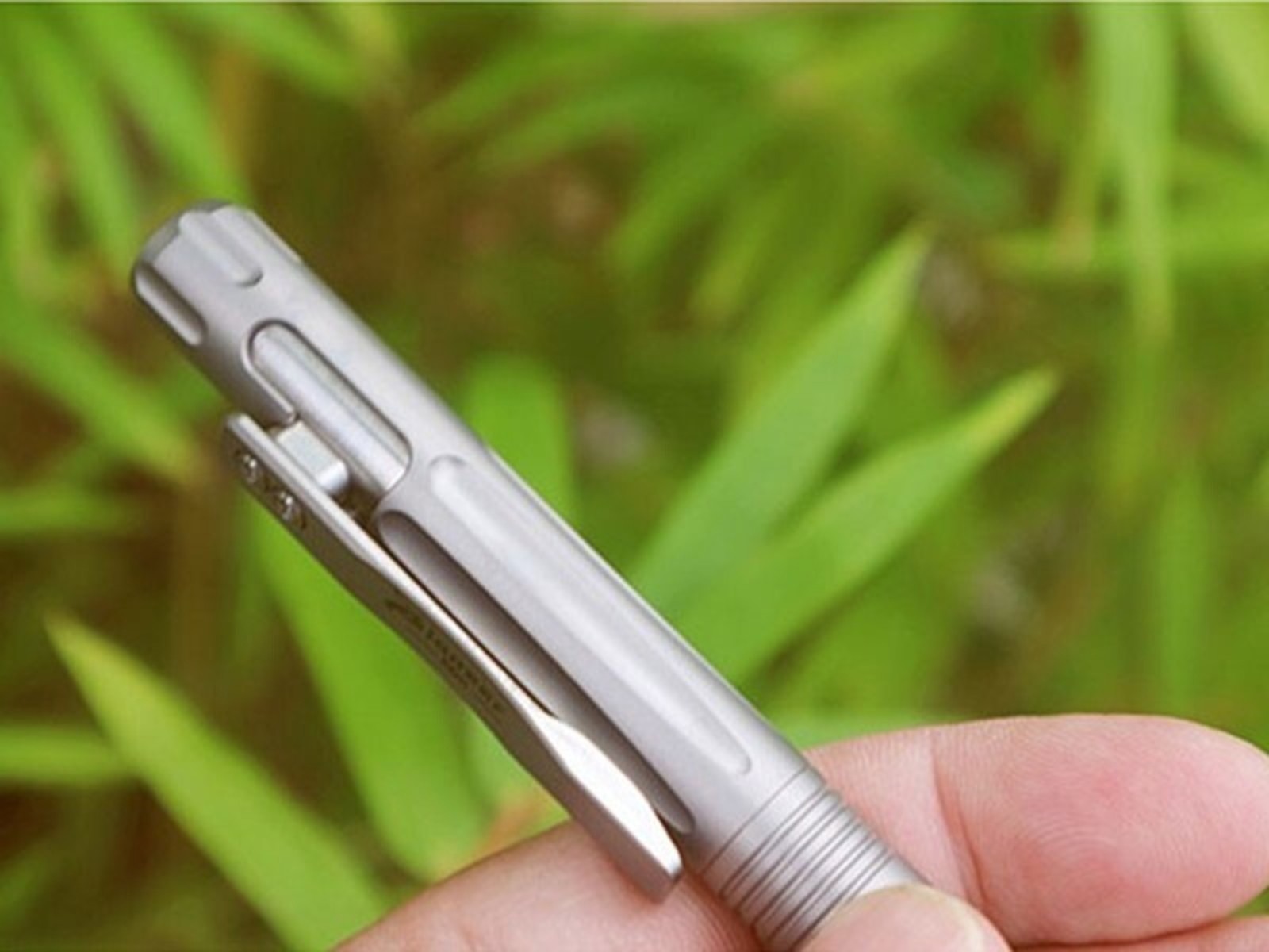 Titanium Alloy Pocket Ball Pen Tactical Signature Ballpoint Pen Outdoor EDC Tool