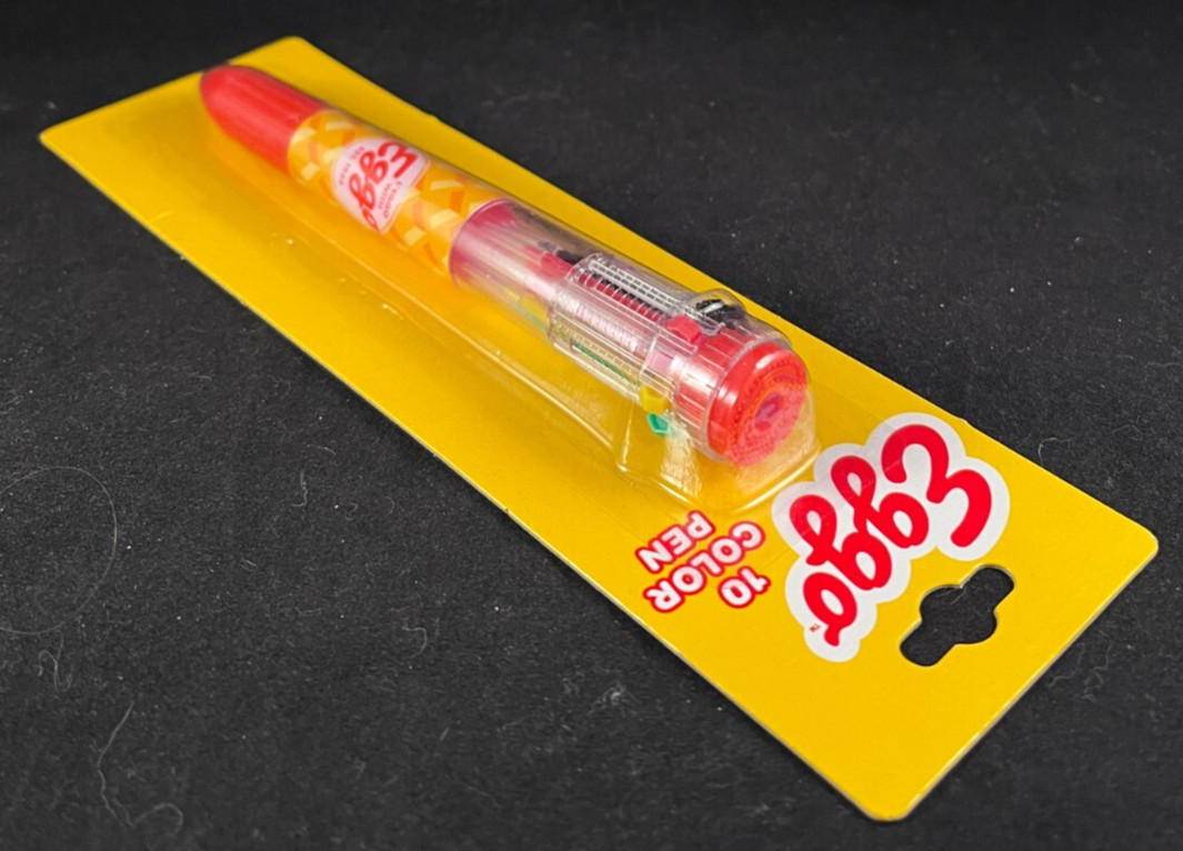 Eggo – Rainbow Ink Pen – 10 Colors – Orange