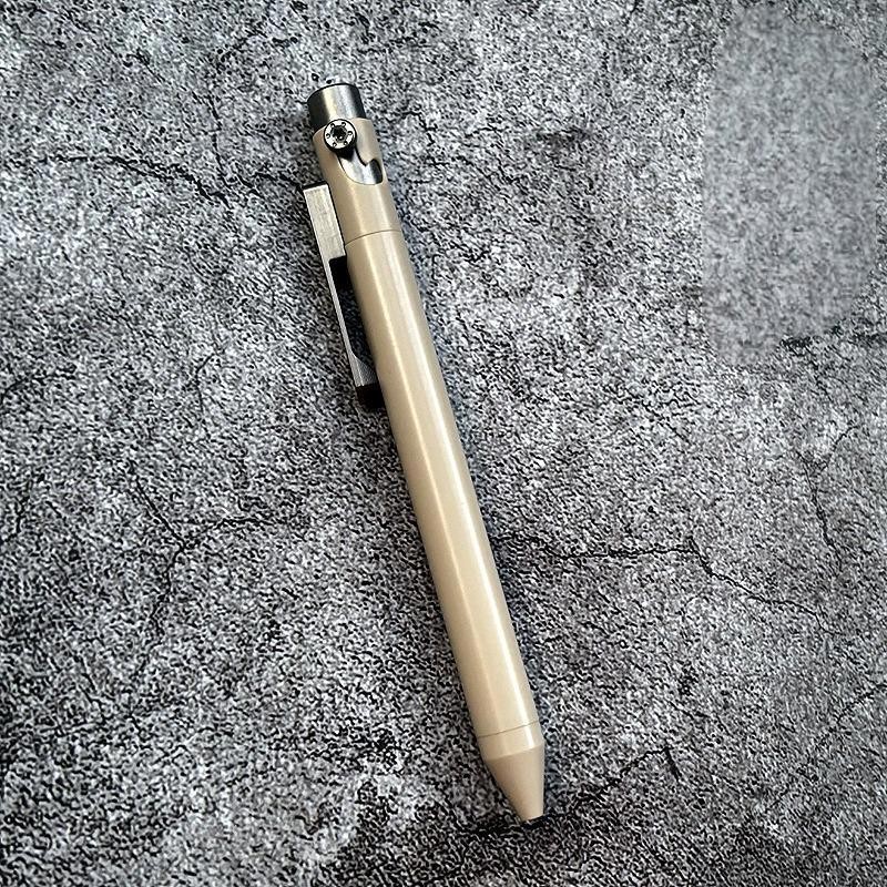 Titanium PEI PEEK POM Ballpoint Pen Signature Writing Pocket Pen Business Office