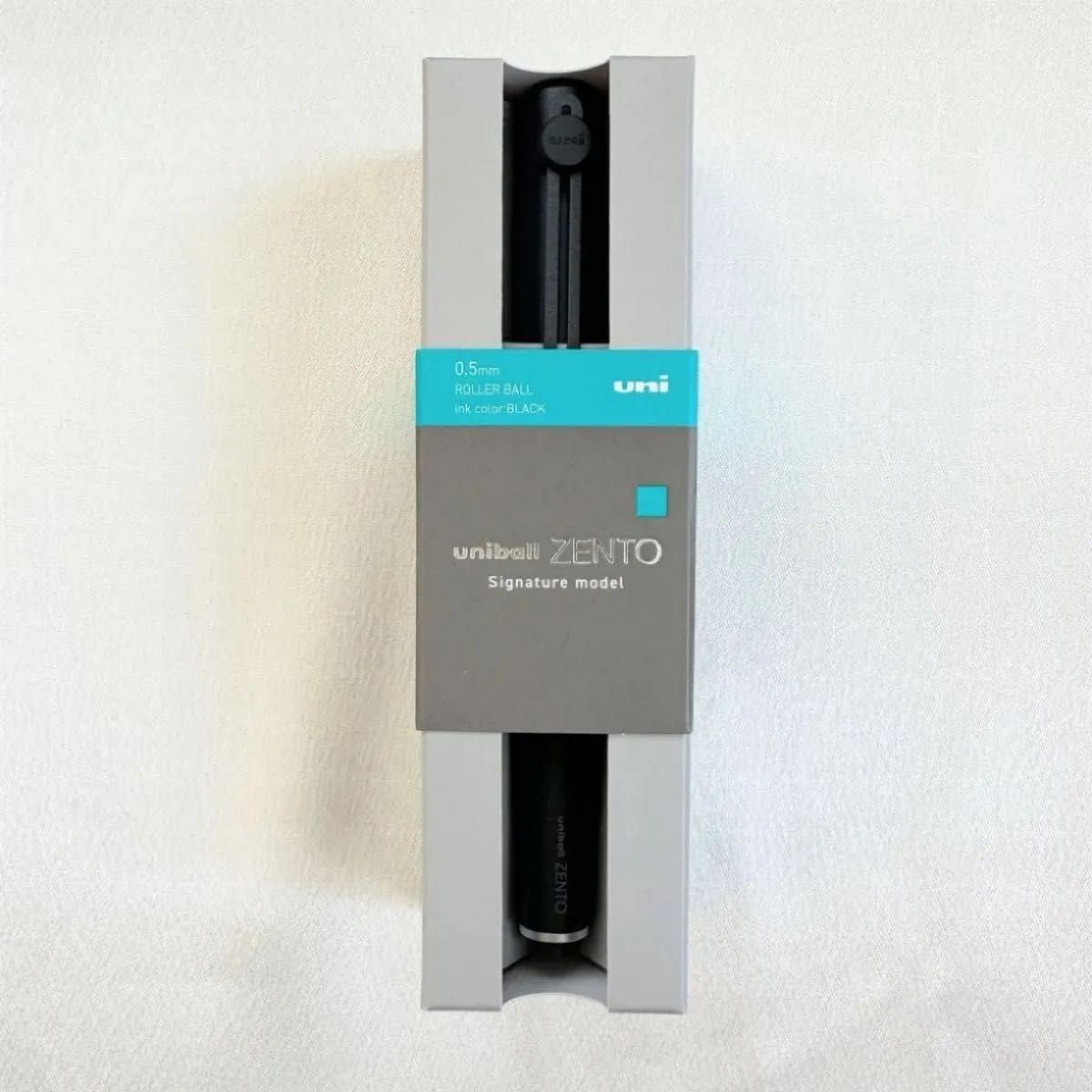 Mitsubishi Pencil Uniball Zento Signature Model Metallic Black 0.5mm Japan