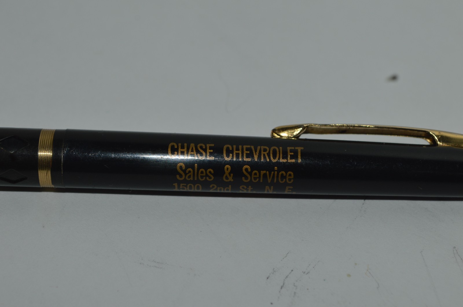 RITEPOINT Ballpoint Pen CHASE CHEVROLET Mandan ND USA Circa 1970’s