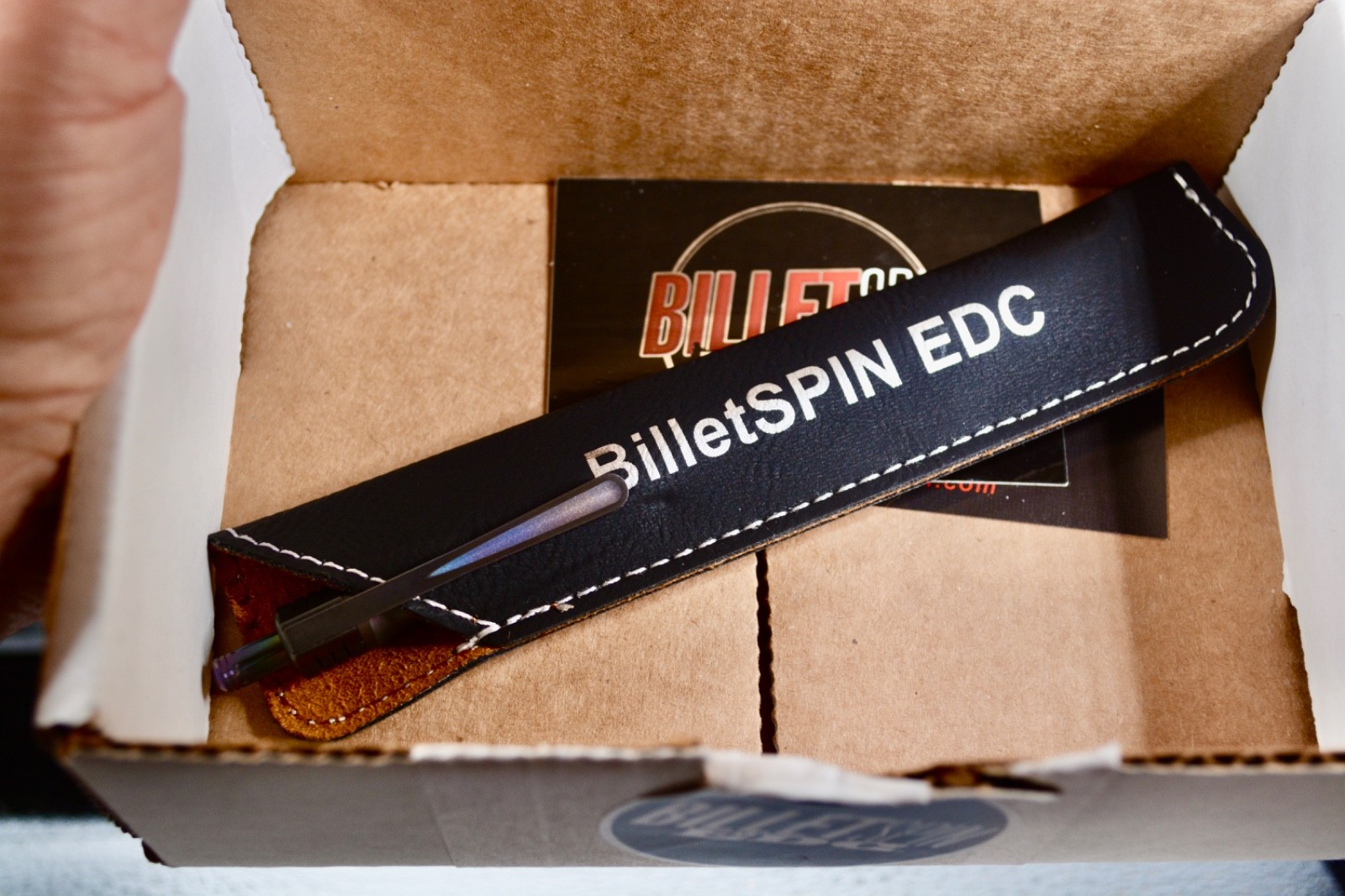 Billetspin Gen II Twist Oil-Slick Zirconium Soul Pen