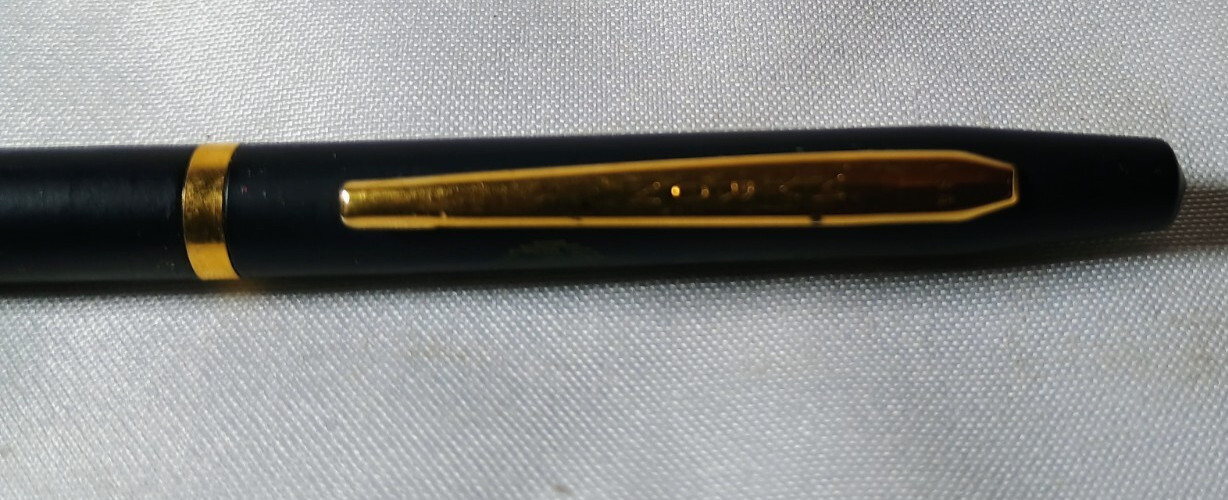 VTG – Myron Gold Trim Ballpoint Pen w/QAD Software Development Logo – SHIPS FREE