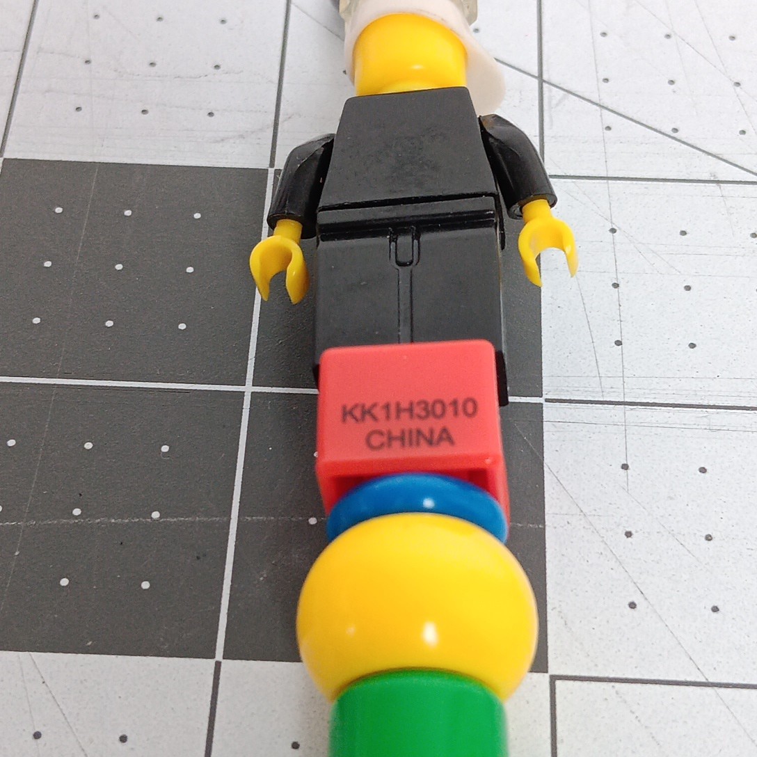 Lego City Police Officer Pen Key Chain 6 Inch Loose Toy Replacement