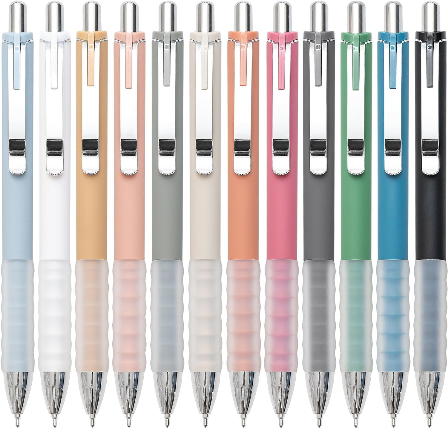 Ballpoint Pens Black Medium Point 1Mm Pen with Super Soft Grip Ball