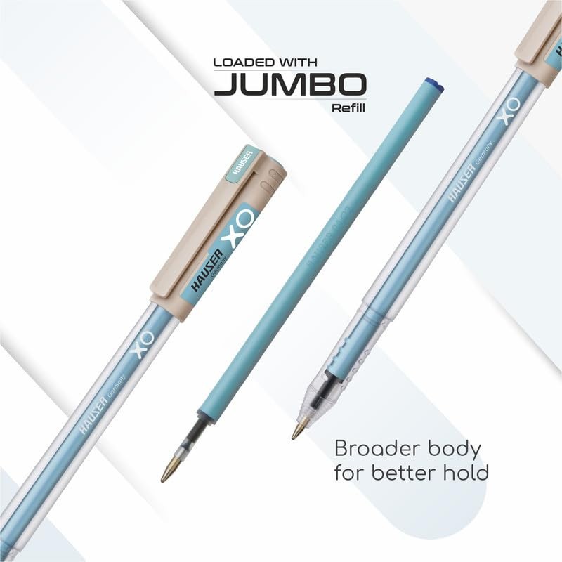 Hauser XO Jumbo Ball Pen Fine Tip With Smooth Ink Flow System With Free Ship