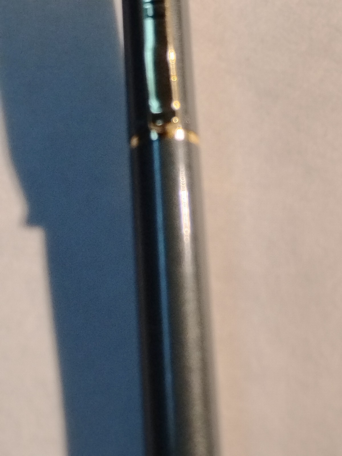 VTG Elysee Ballpoint Pen-Grey-personalized & Frist Federal Stamp-Made Germany#88