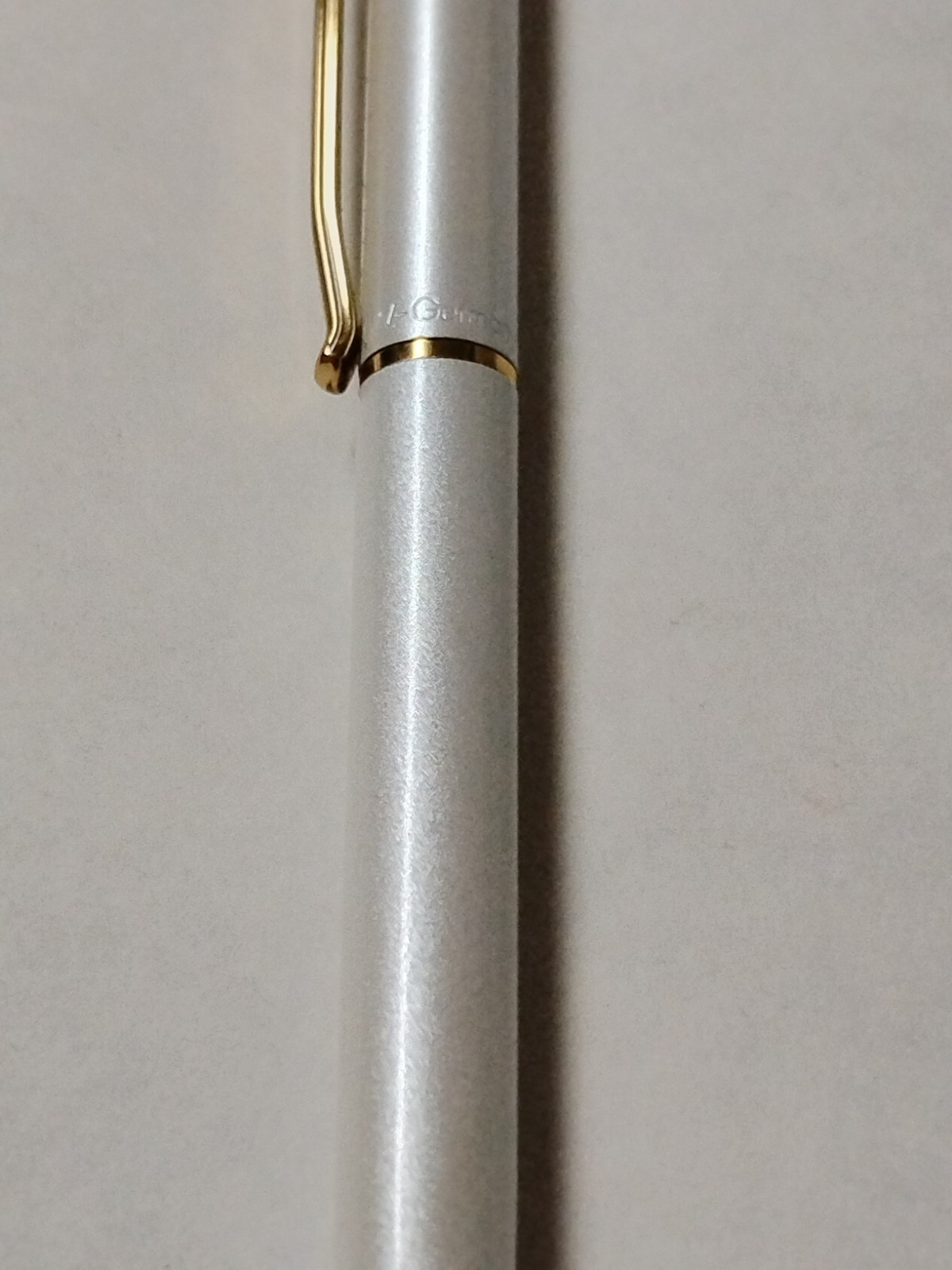 Vintage Elysee Ballpoint Pen Pearl-white-BASF Logo Made in Germany #87
