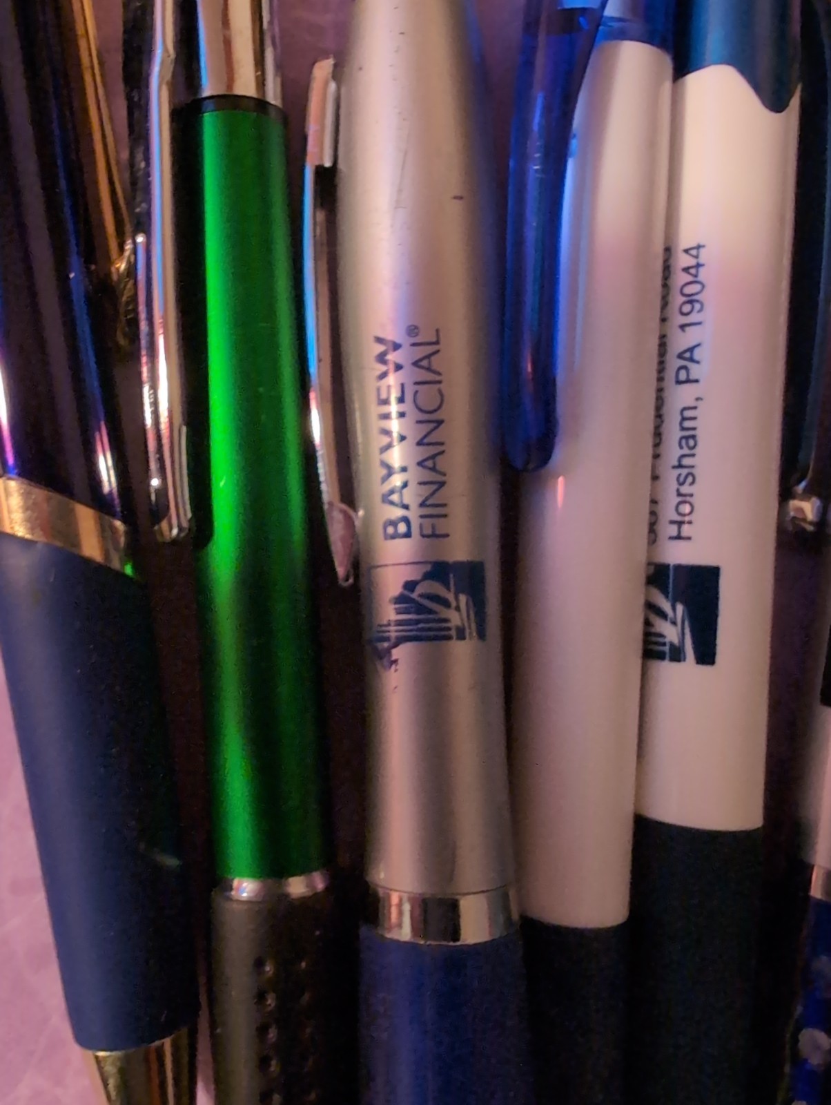 Pen Lot of Pens Finance Mortgage Title Company Weighted Metal And Plastic Lot 10