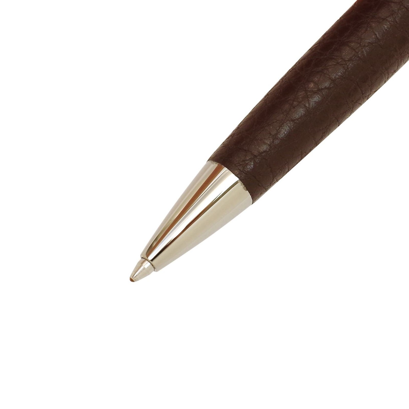No.3 Ballpoint Pen Genuine Leather (Burnt Umber)