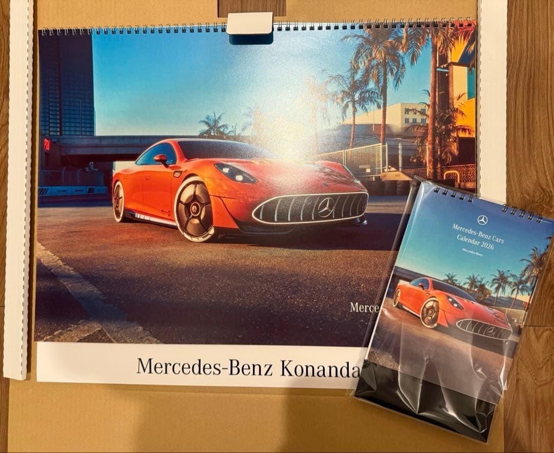 Mercedes Benz wall calendar Desk calendar set 2026