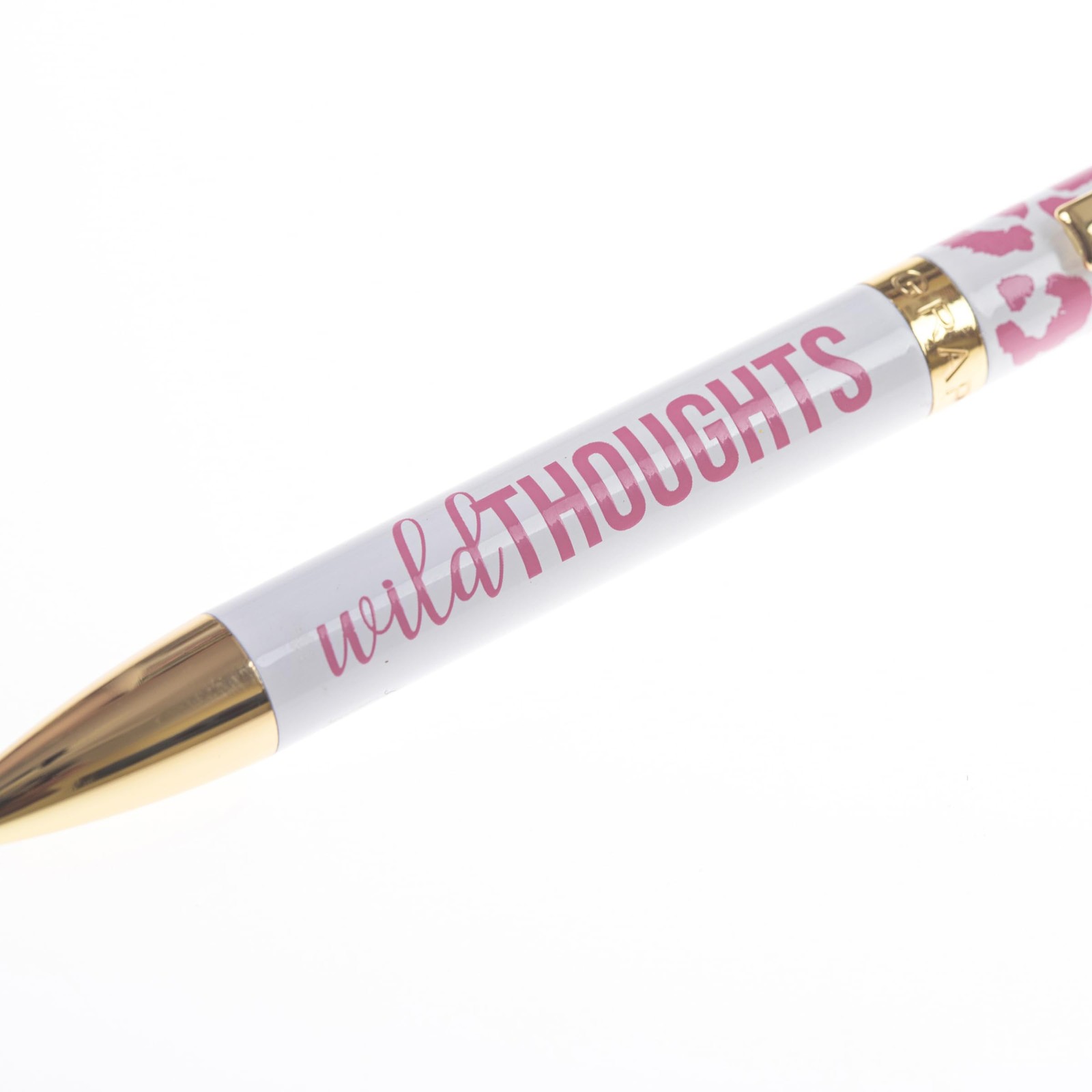 Wild Thoughts Leopard Pink Ballpoint Pen Stylish Writing Instrument Gift