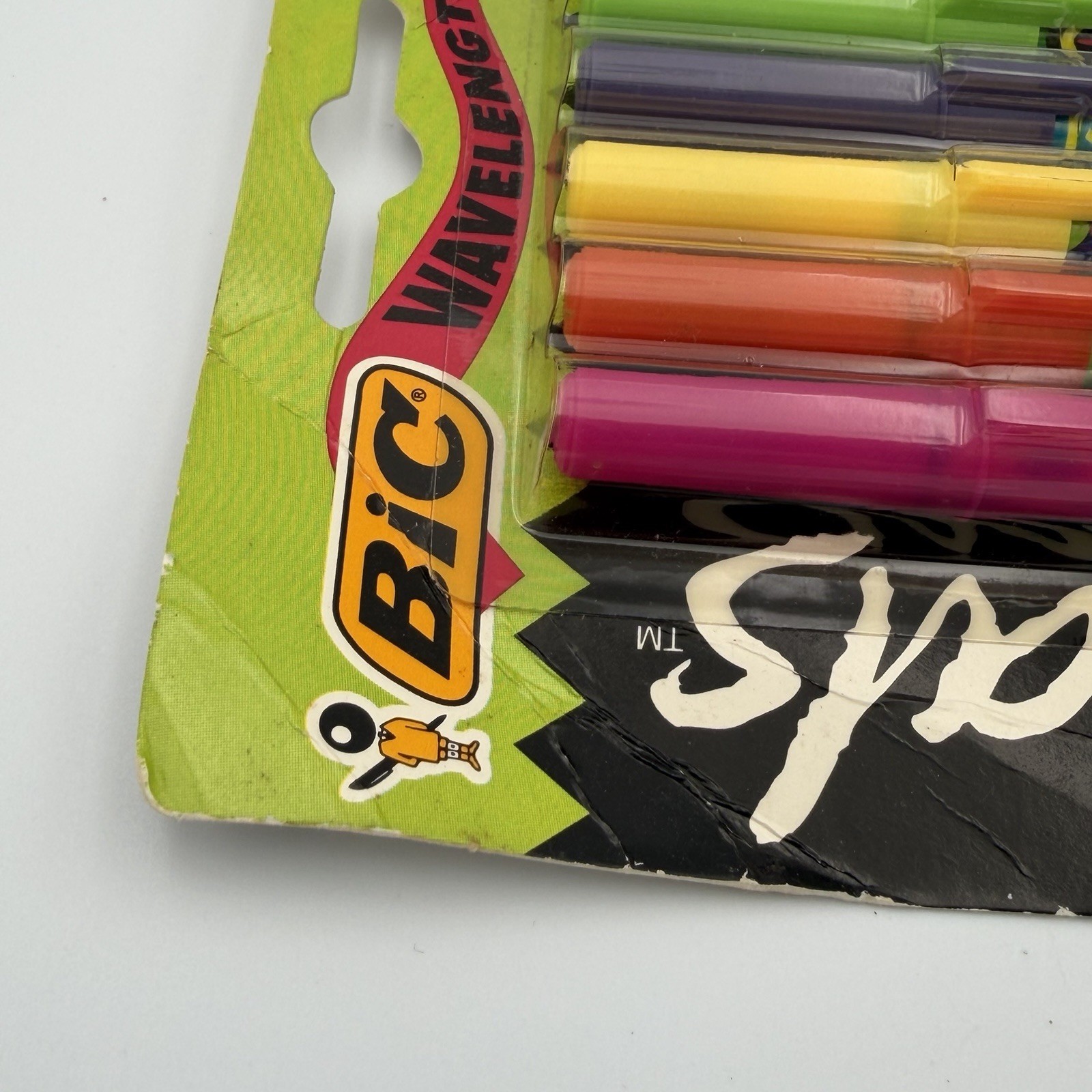 Bic TRIBALS Wavelengths 1992 Ball Medium Point Pens 6 – 3 Black / 3 Blue NOS