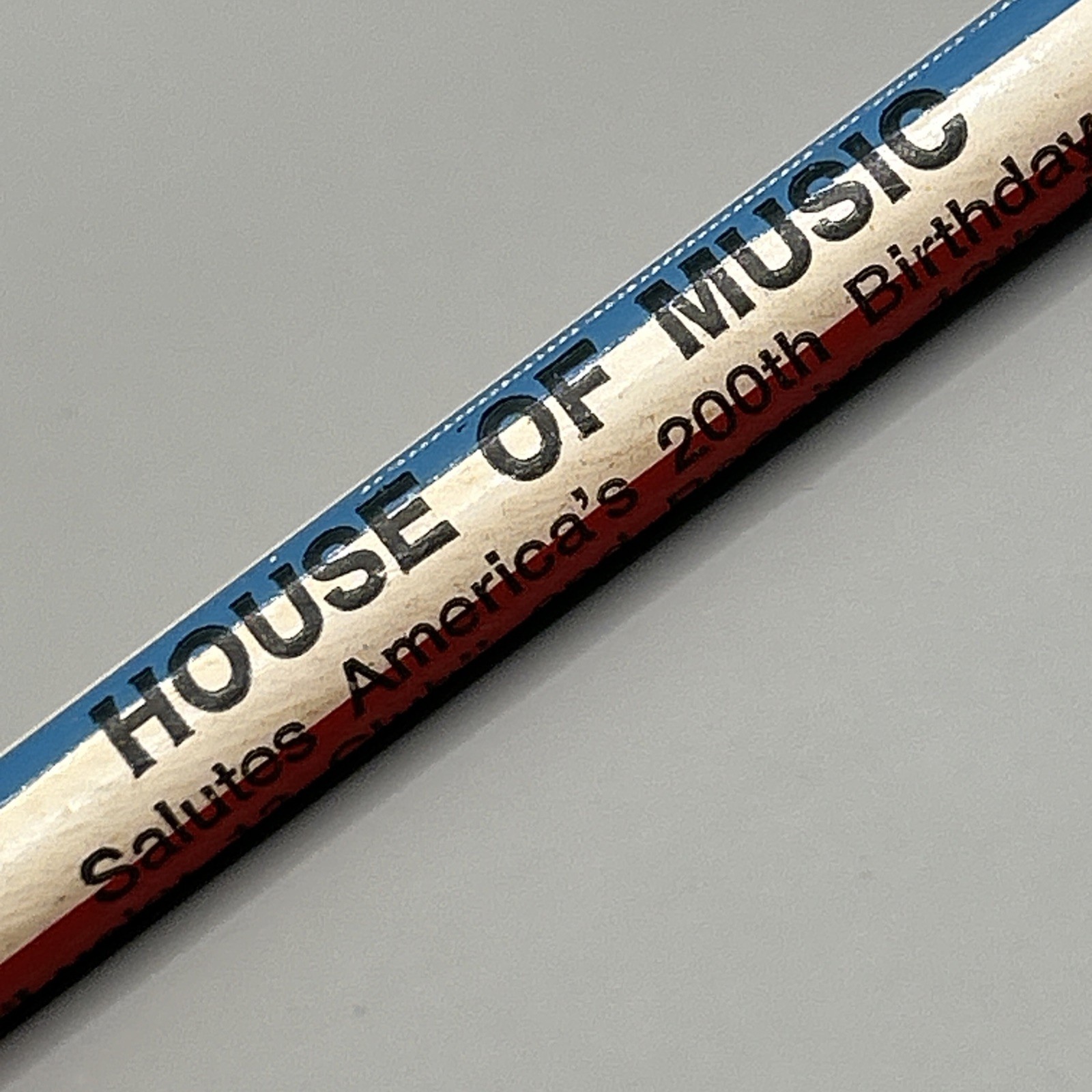 VTG 1976 Ballpoint Stick Pen HOUSE OF MUSIC Parsons KS Kansas