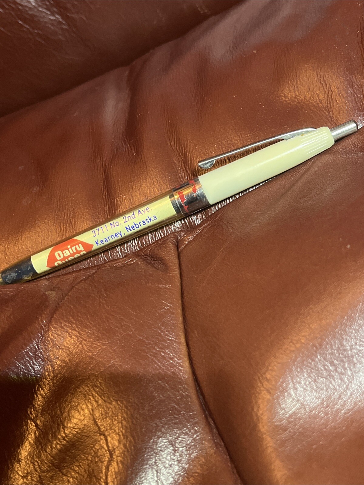 VTG Kwik Klik Ballpoint Pen Advertising Dairy Queen Brazier Kearney NE