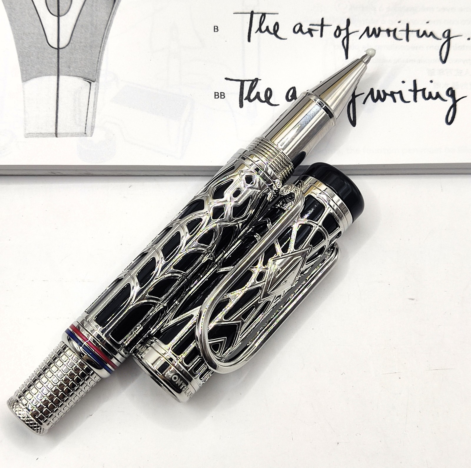Premium Montblanc Homage to The Great Gatsby Edition Rollerball Pen With Box