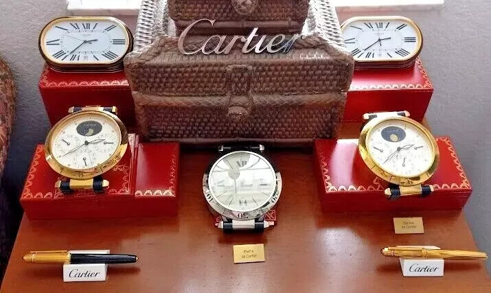 *** Pasha de Cartier / Roller ball Gold Pen With Both Box & Refill -A ***