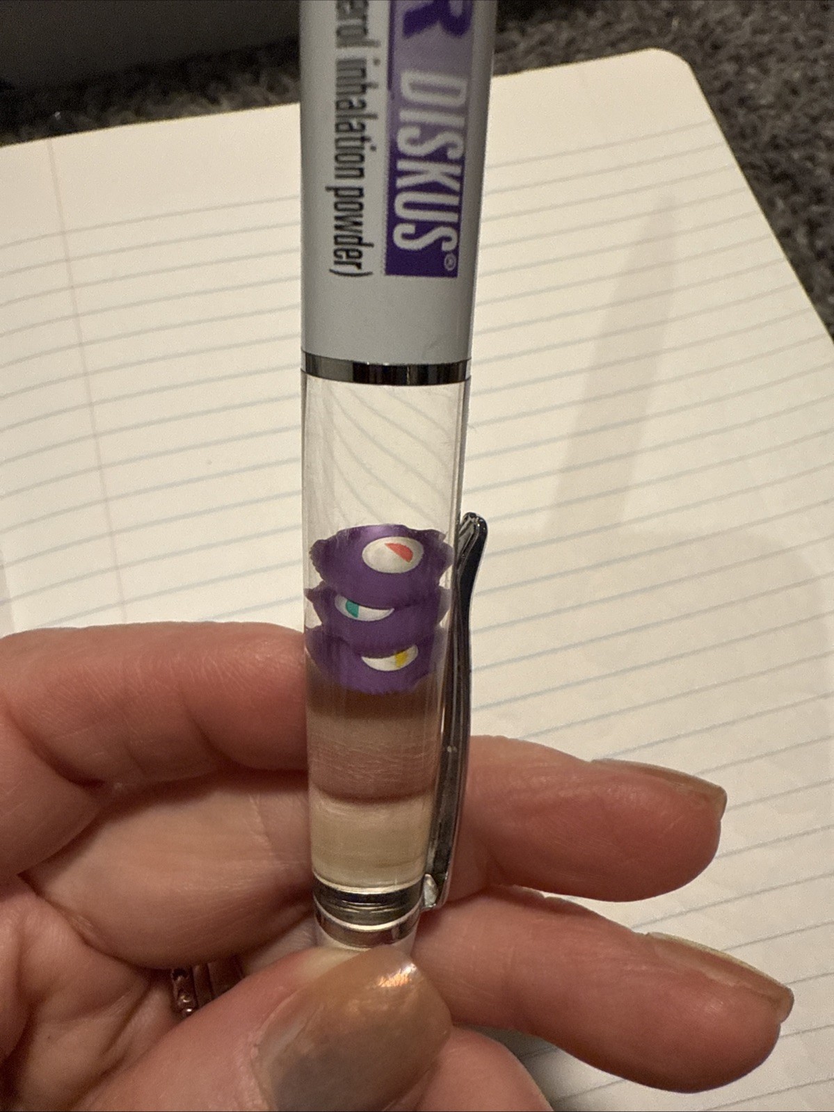 Advair Diskus Floating Novelty Pen – Pharmacy Rx Drugs Advertising Works