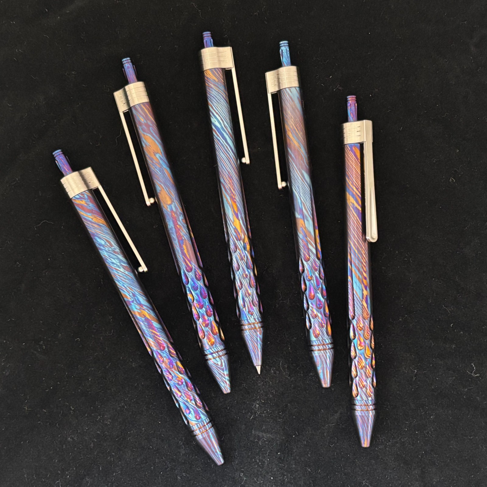Titanium Ballpoint Pen EDC Pocket Pen Office Business Writing Signature Gift