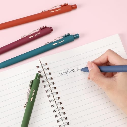 – Ballpoint Pens, 12 Pack, Vintage Color Barrels, Black Ink 1 Count (Pack of 1)