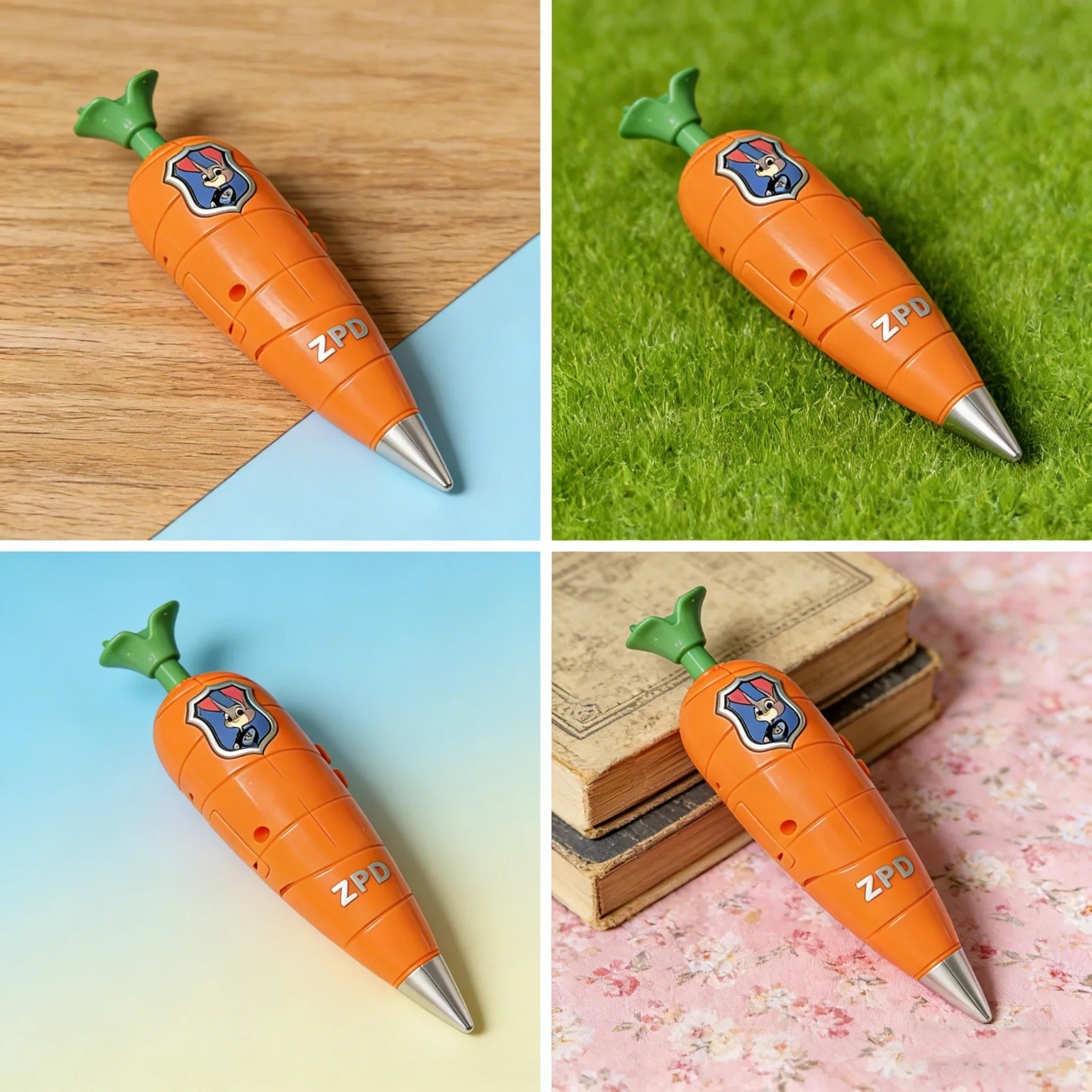 Zootopia 2 Carrot Recorder Pen | Judy & Nick Style for Kids | 60s Mini Recorder
