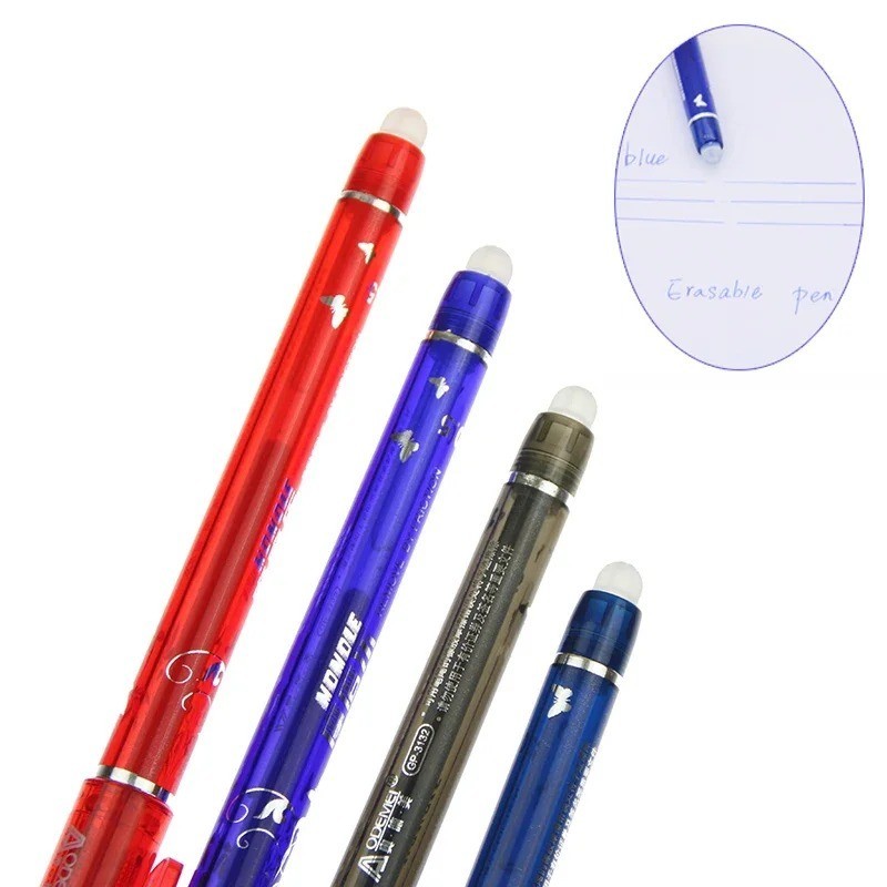 55pcs/lot Erasable Gel Pen 0.5mm Refill Rod Magic Ink Erasable Pen Washable