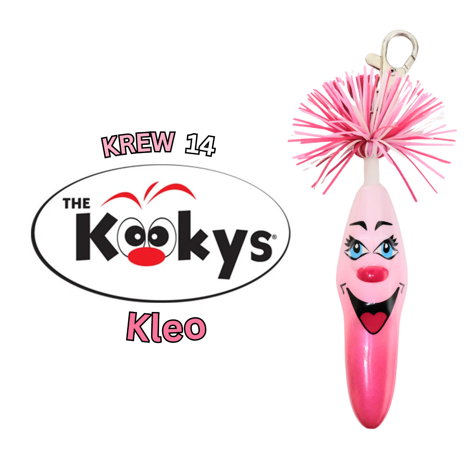 Kooky Klicker Rare Kollectible Key Chain Ball Point Pen | KREW 14 | Kleo