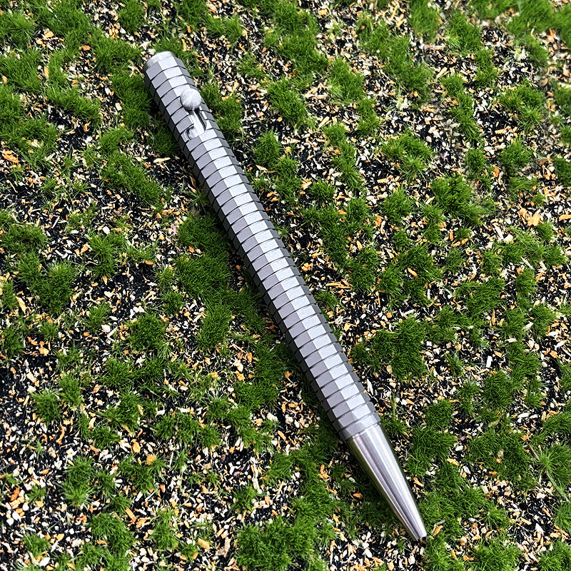 EDC Solid TC4 Titanium Alloy Bolt Ballpoint Pen Business Office Singnature Pen