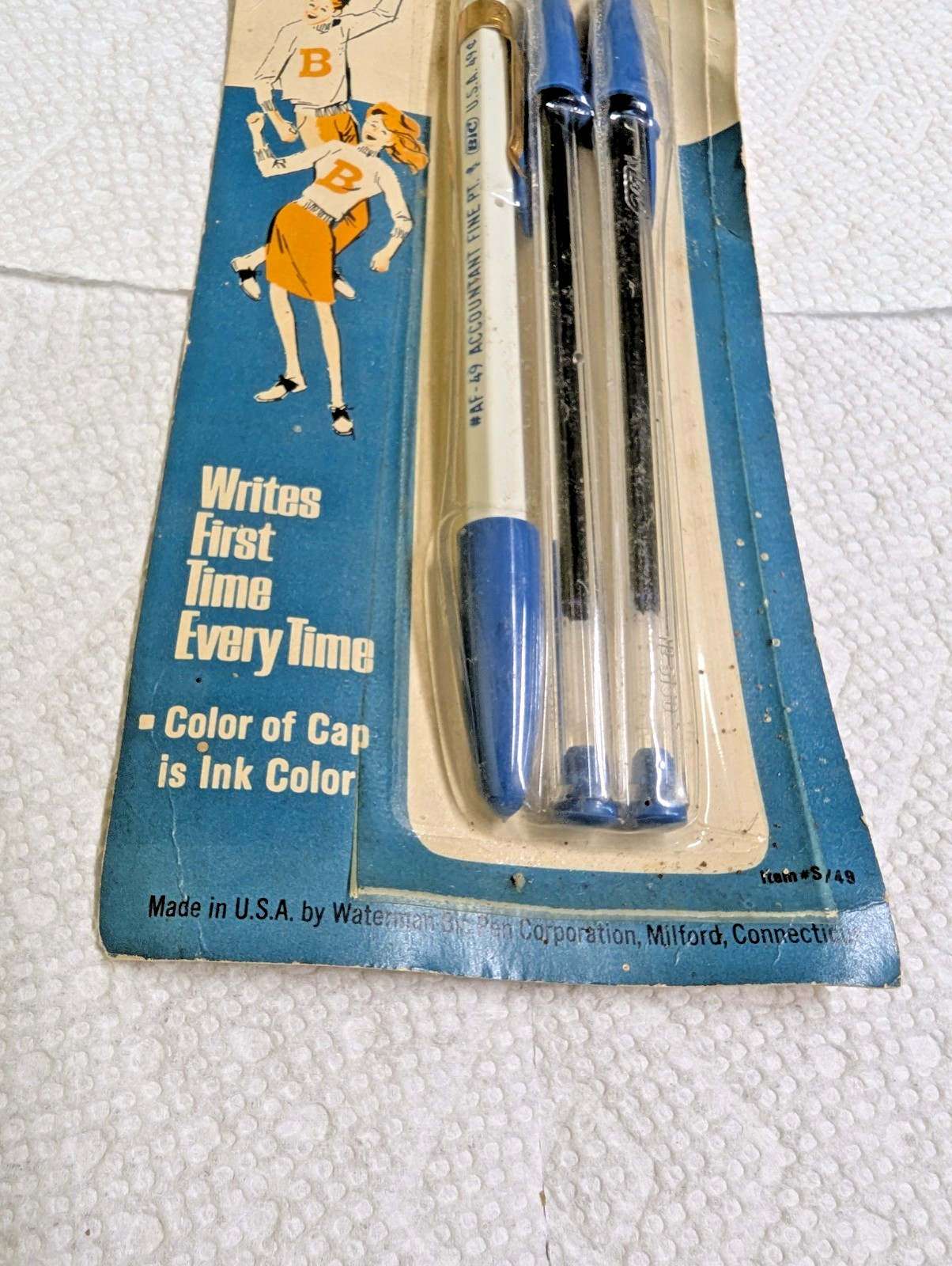 BIC School Special Pen Set 1970s BIC AF-49 + 2 standard New Old Stock WOW