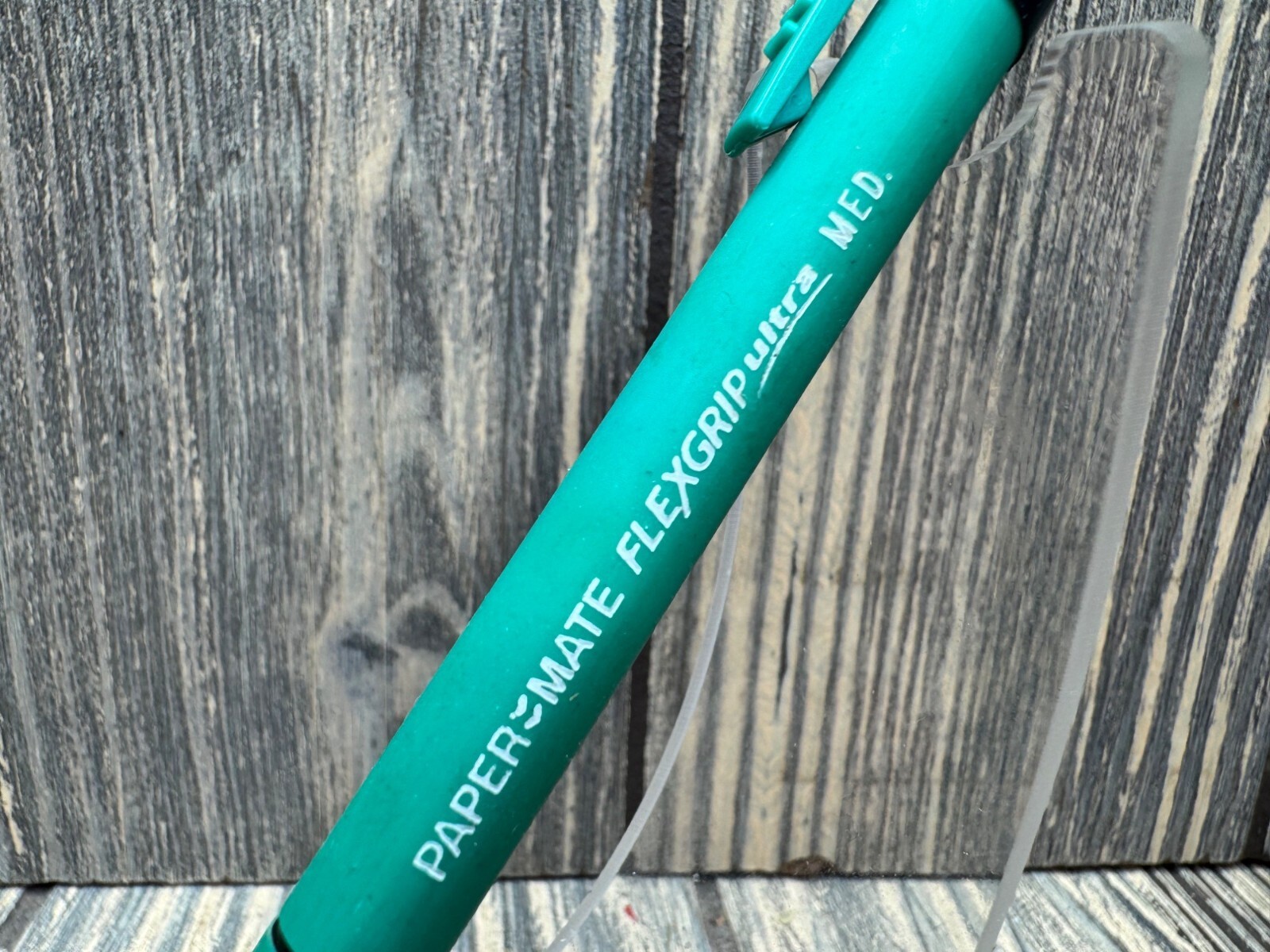 Paper Mate Flexgrip Ultra Ballpoint Pen Medium Tip Teal & Black Comfortable Grip