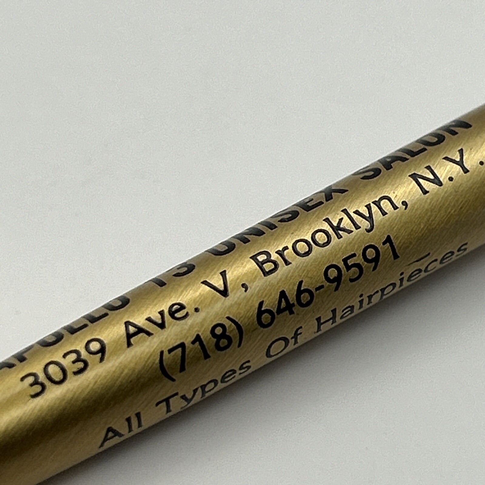 VTG Ballpoint Pen Apollo 13 Unisex Salon Brooklyn New York