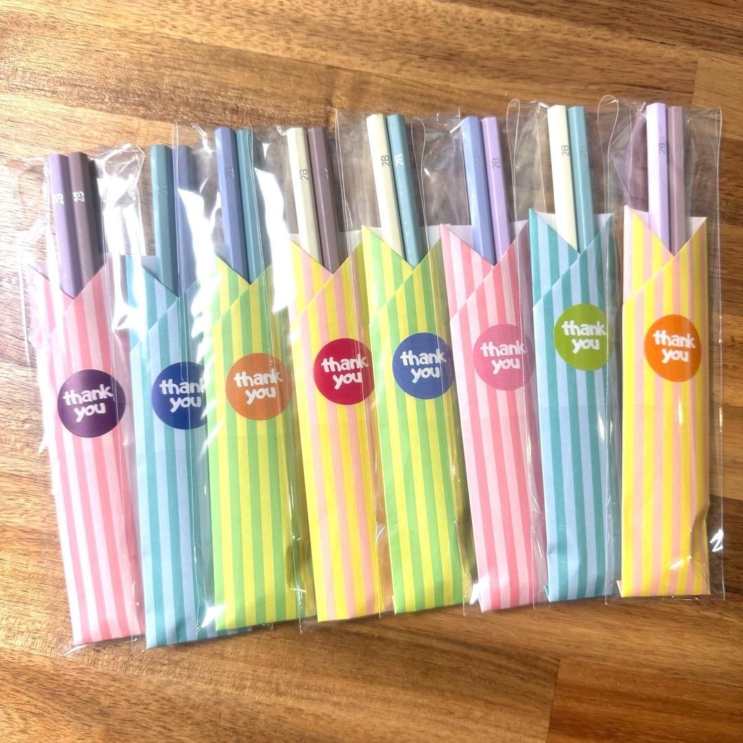 Pencil Eraser, Small Gift, 2B Pencils, Mini Eraser Set, 10 Pcs, Wrapped #dd10ad