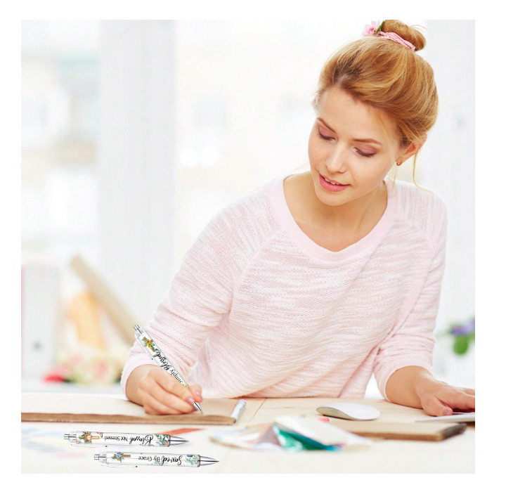 10 Pcs Christian Pens For Women Religious Ink Pens