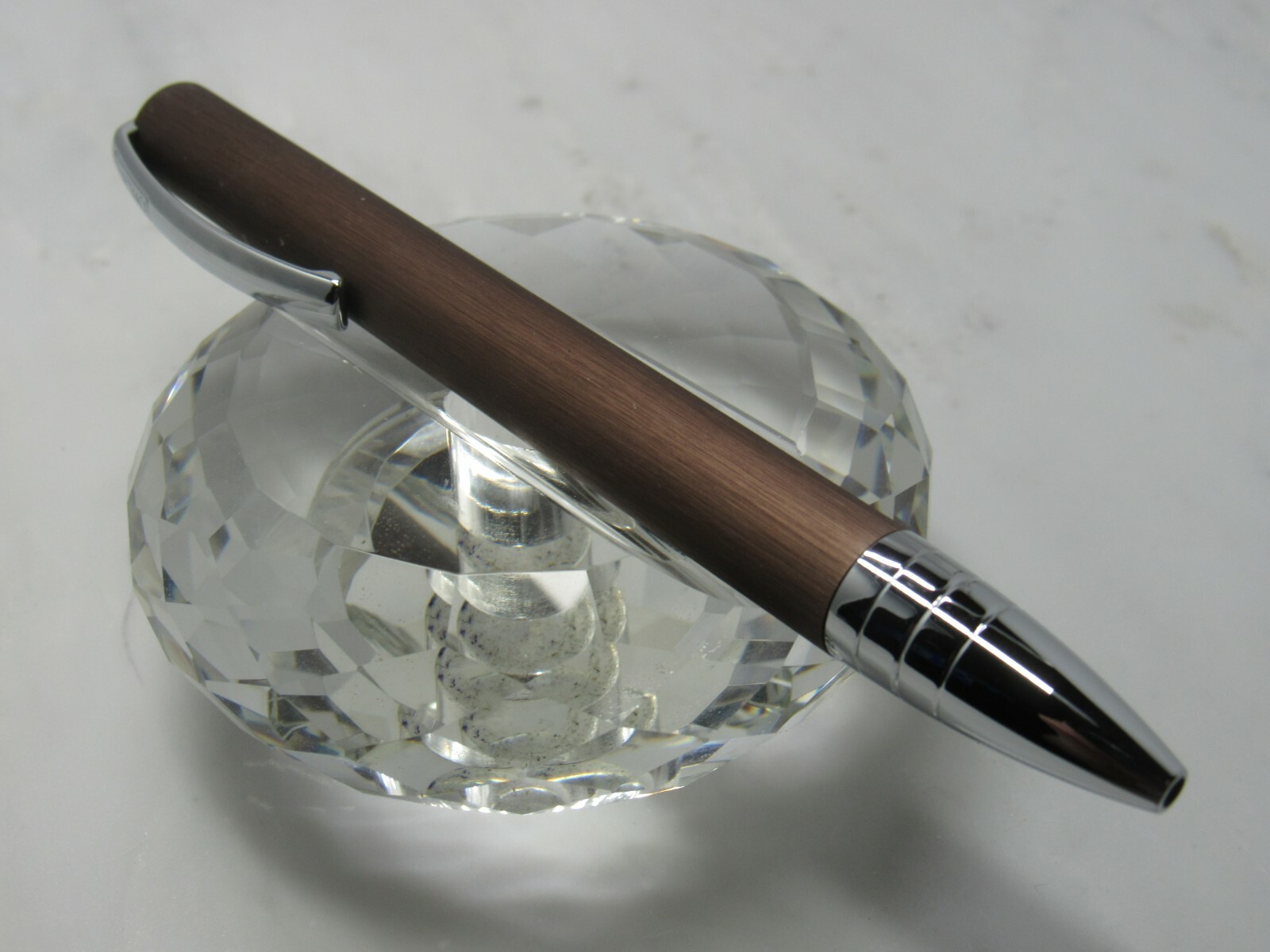 GORGEOUS HIGH QUALITY ONLINE SCHREIBGERATE SATIN BROWN GERMAN VISION BP PEN