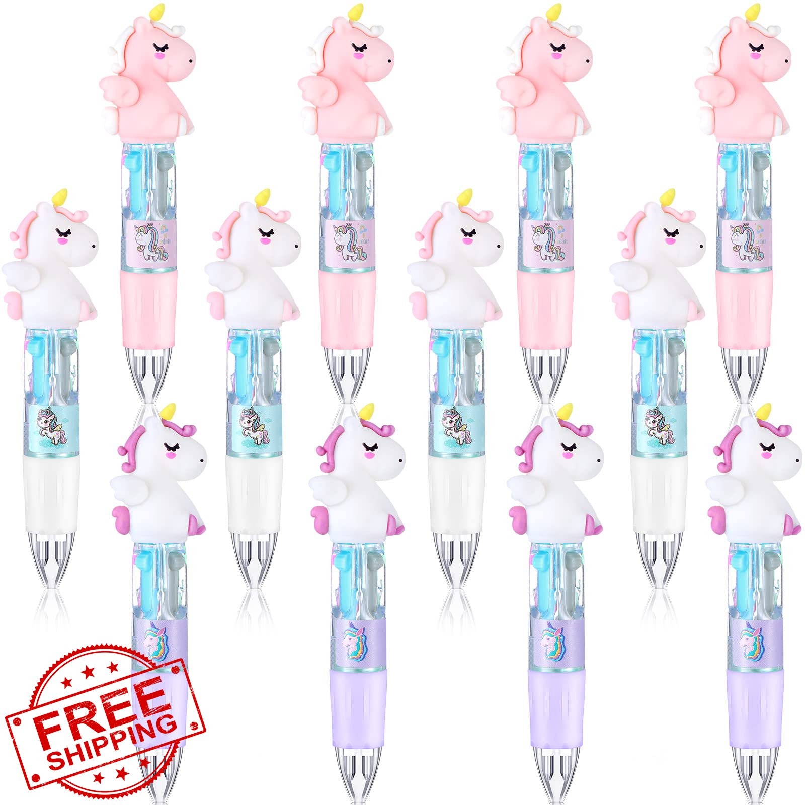 Chinco 12pc Fat Unicorn 4-in-1 Pen