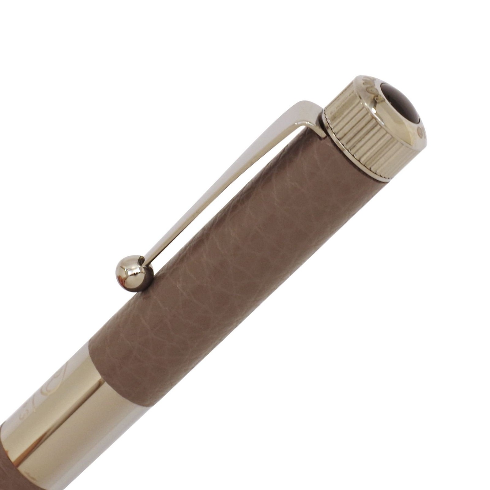 No. 3 ballpoint pen leather greige